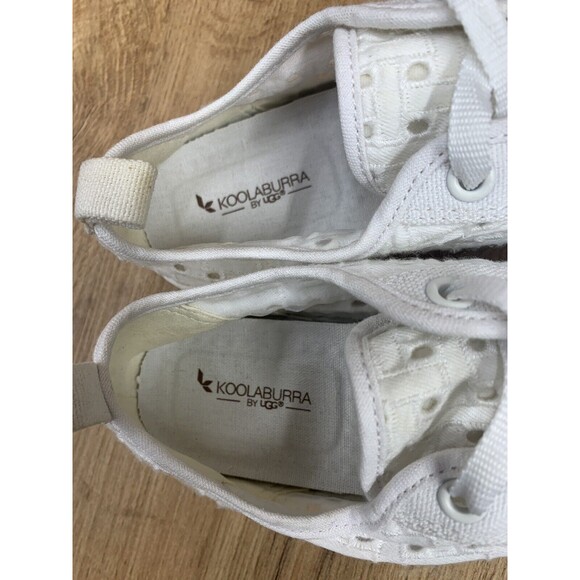 Koolaburra By UGG Kellen Shoes Women's 7.5 Off White Casual Low Sneakers 1097329 - Picture 16 of 16